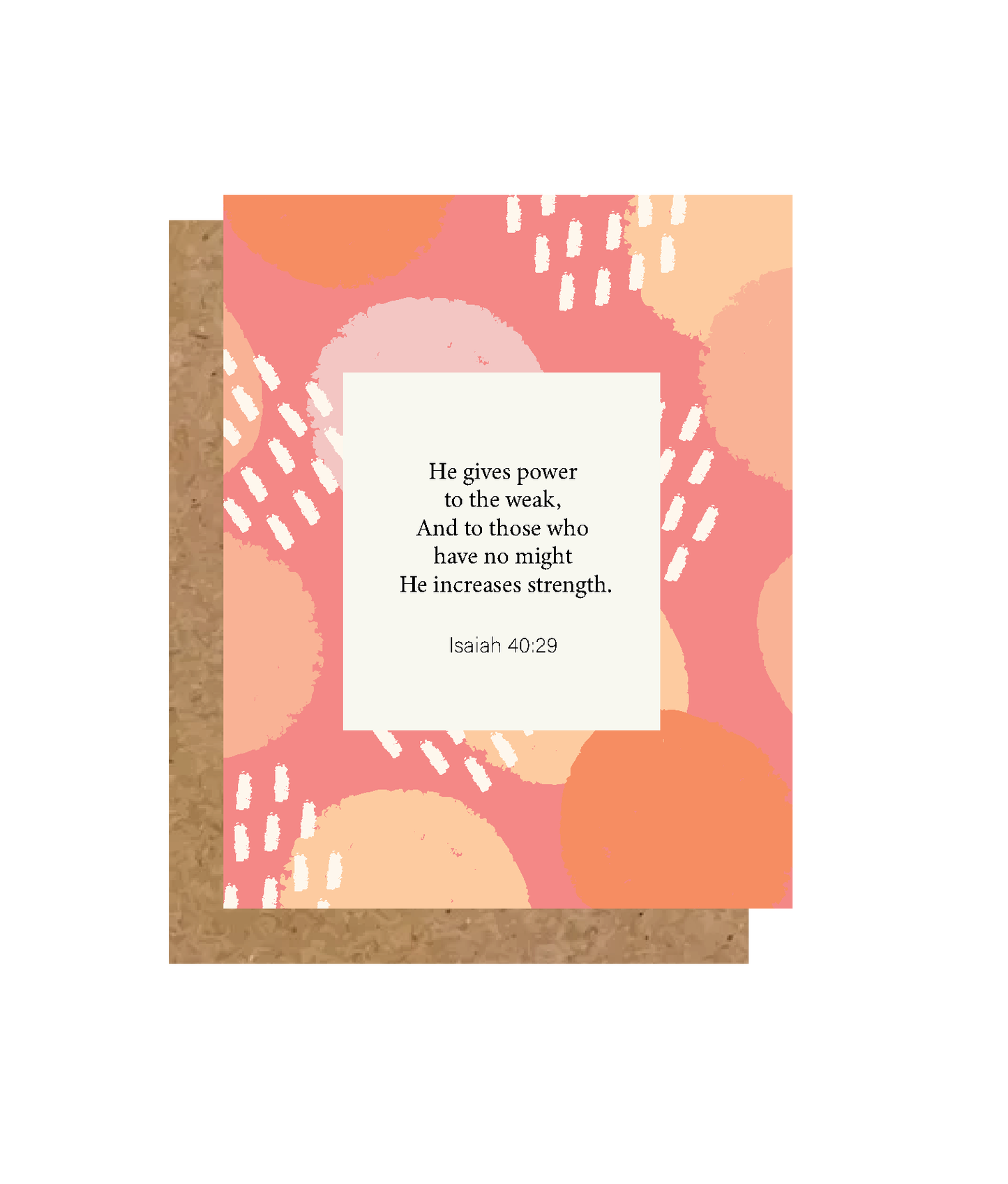 He Gives Power To The Weak