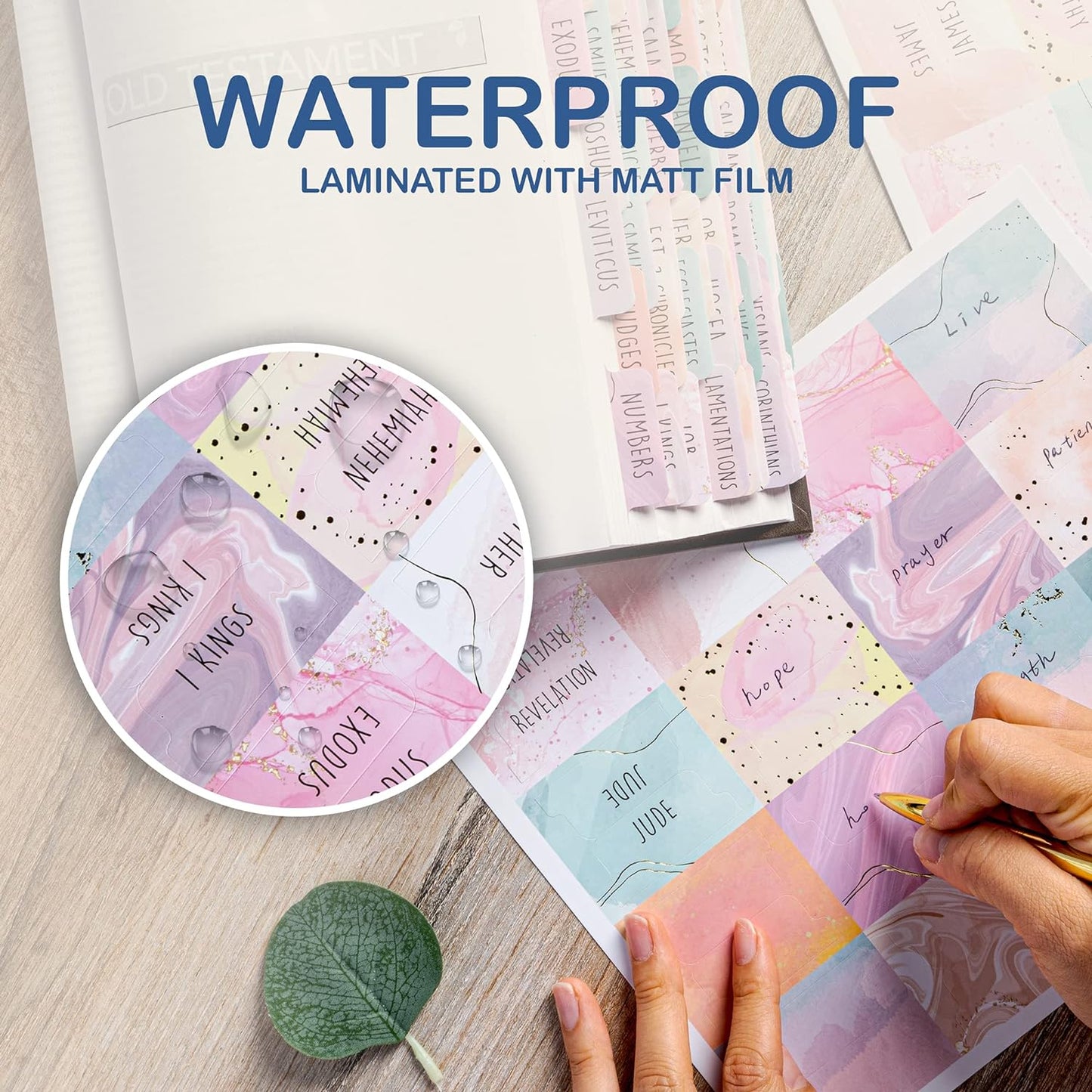 Pastel Nebula Bible Tabs