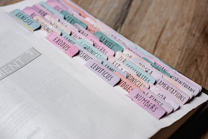 Pastel Nebula Bible Tabs