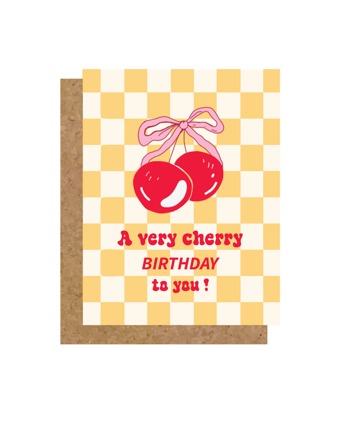 A Very Cherry Birthday Greeting Card