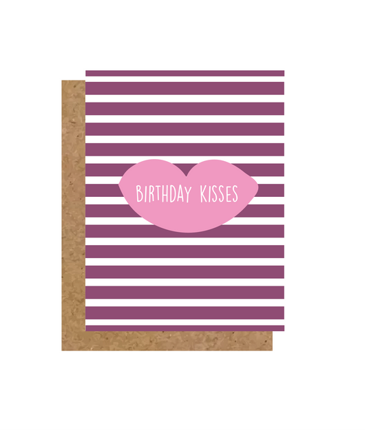 Birthday Kisses Greeting Card