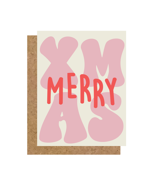 Merry Xmas Greeting Card