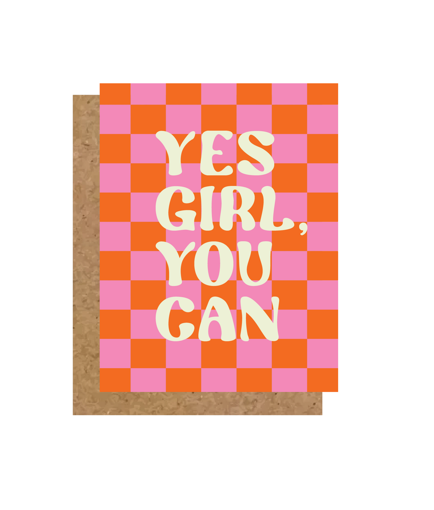 Yes Girl You Can Greeting Card
